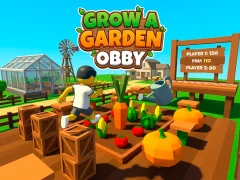 Cluiche Grow a Garden Obby ar líne