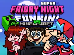 Cluiche Super Friday Night Funkin Vs Minecraft ar líne