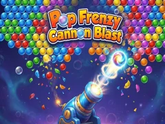Cluiche Pop Frenzy Cannon Blast ar líne