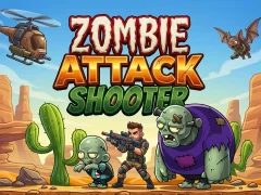 Cluiche Zombie Attack Shooter ar líne