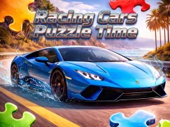 Cluiche Racing Cars Puzzle Time ar líne