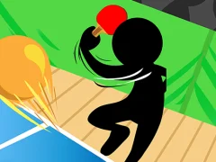 Cluiche Stickman Ping Pong ar líne