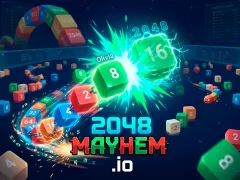 Cluiche 2048 Mayhem.io ar líne