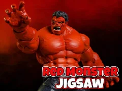 Cluiche Red Monster Jigsaw ar líne