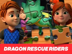 Cluiche Dragon Rescue Riders Jigsaw Puzzle ar líne
