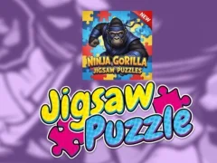 Cluiche Ninja Gorilla Jigsaw Puzzles ar líne
