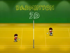 Cluiche Badminton 3D ar líne