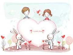 Cluiche Valentine Young Love ar líne