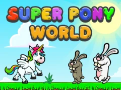 Cluiche Super Pony World ar líne