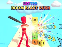 Cluiche Letter Boom Blast Rush ar líne