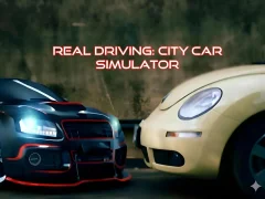 Cluiche Real Driving: City Car Simulator ar líne