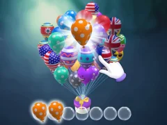 Cluiche Balloon Match 3D ar líne