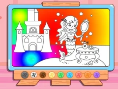 Cluiche Coloring Book: Mermaid Makeup ar líne