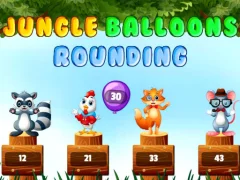 Cluiche Jungle balloons rounding ar líne