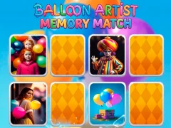 Cluiche Balloon Artist Memory Match ar líne
