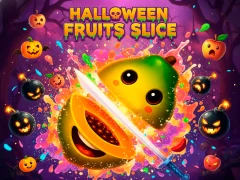 Cluiche Halloween Fruits Slice ar líne