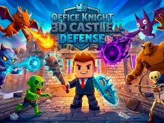 Cluiche Office Knight 3D Castle Defense ar líne