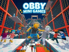 Cluiche Obby Mini Games ar líne