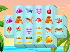 Cluiche Summer Mahjong ar líne