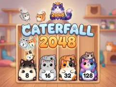 Cluiche Caterfall 2048 ar líne