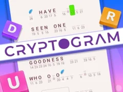 Cluiche Cryptogram: Word Brain Puzzle ar líne
