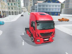 Cluiche City Driving Truck Simulator 3d ar líne
