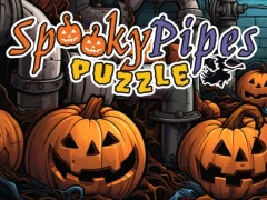 Cluiche Spooky Pipes Puzzle ar líne