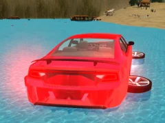 Cluiche Water Car Surfing 3d ar líne