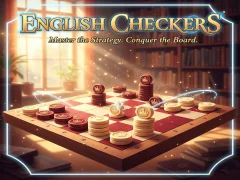 Cluiche English Checkers ar líne
