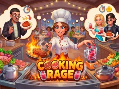 Cluiche Cooking Rage ar líne