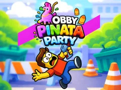 Cluiche Obby Pinata Party ar líne