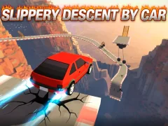 Cluiche Slippery Descent By Car ar líne