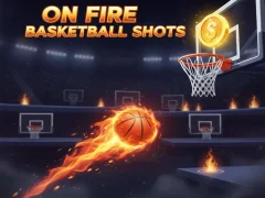 Cluiche On Fire Basketball Shots ar líne