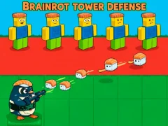 Cluiche Brainrot Tower Defense ar líne