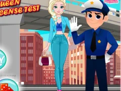 Cluiche Ice Queen Driver License Test ar líne