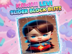 Cluiche Kawaii Levi Slider Block Blitz ar líne