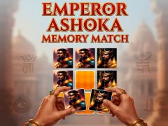 Cluiche Emperor Ashoka Memory Match ar líne