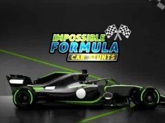Cluiche Impossible Formula Car Stunts ar líne