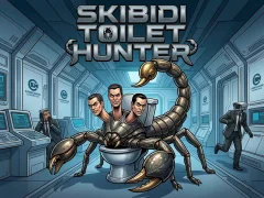 Cluiche Skibidi Toilet Hunter ar líne