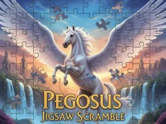 Cluiche Pegasus Jigsaw Scramble ar líne