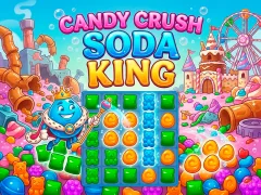 Cluiche Candy Crush Soda King ar líne
