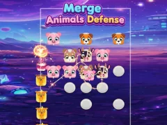 Cluiche Merge Animals Defence ar líne