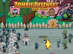 Cluiche Zombie Defense: Last Stand ar líne