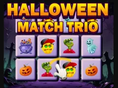 Cluiche Halloween Match Trio ar líne