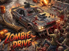 Cluiche Zombie drive ar líne