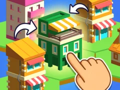 Cluiche Crafty Town Merge City ar líne