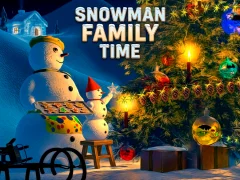 Cluiche Snowman Family Time ar líne