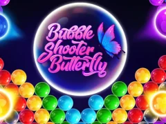 Cluiche Bubble Shooter Butterfly ar líne