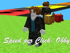 Cluiche Speed per Click: Obby ar líne