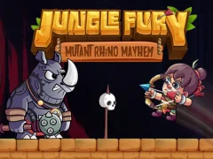 Cluiche Jungle Fury Mutant Rhino Mayhem ar líne